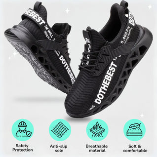 Ultra Light Breathable Steel Toe Shoe